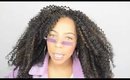kinky curly crochet hair update + ways to style your hair