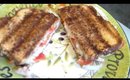 Grilled Turkey Bell Pepper and Onion Sandwich