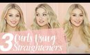 3 Ways To Curl Your Hair With Straighteners | Milk + Blush Hair Extensions