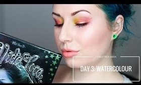 KAT VON D MI VIDA LOCA - DAY 3: WATERCOLOUR | 1 PALETTE FOR A WEEK