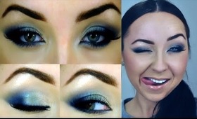 NEW YEARS MAKEUP 2014. LOOK#2  ~ МАКИЯЖ ГОДА ВОДЯНОЙ ЛОШАДИ 2014- ОБРАЗ №2