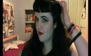 Quick Victory Rolls with Bettie Bangs :)