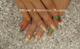 Music Festival Inspired Nails