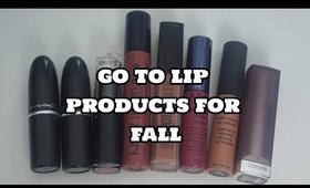 My Go To Lip Products For Fall (Mostly Drugstore!) | Lyiah xo