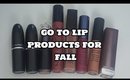 My Go To Lip Products For Fall (Mostly Drugstore!) | Lyiah xo