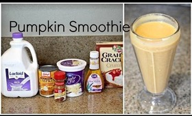 DIY: Best Pumpkin Smoothie Ever!!!