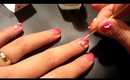 Bubble gum nail art tutorial