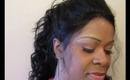 ♥ Easy Valentine's Day Updo using Freetress Equal Natural Hairline Lacefront Jealousy♥