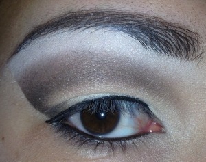 Dinner/Date Night makeup!! A little dramatic with the straight edge, but still wearable. (In my opinion! =))