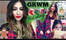 Get Ready with Me: Holiday Hair, Makeup, Outfit