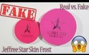 Real vs  Fake: Ice Cold Skin Frost Highlighter Jeffree Star Cosmetics