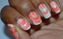 Orange and Gold for Thanksgiving: Water Marble