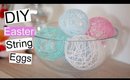 DIY Cute Easter String Eggs Decor