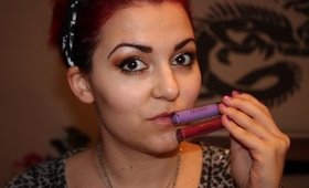 MUR velvet lip laquers review & depraved lipstick vergleich