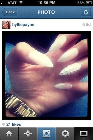 I loves these nails cant wait to get to get them done again
