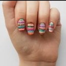 Tribal nails <3;)