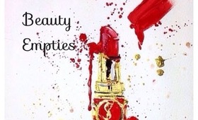 Beauty Empties | Spring 2014 Edition