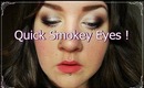 Quick smokey eyes using MUA Immaculate Collection Palette !
