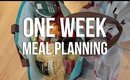 A WEEK OF MEAL PLANNING | Lily Pebbles