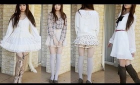 ☃ Winter 2012 Lookbook ☃ 10 outfits in 3 minutes!