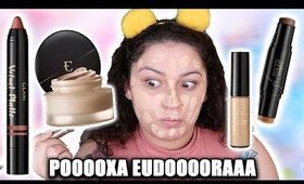 TESTEI A BASE EM MOUSSE E VÁRIOS LANÇAMENTOS DA EUDORA! VALEM A PENA? | Duda Fernandes