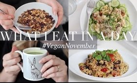 What I Eat in a Day #VeganNovember 2 (Vegan/Plant-based) | JessBeautician