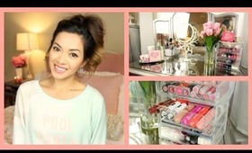 My Makeup Collection ♡ What's On My Vanity! - ThatsHeart