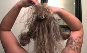 hair tutorial messy french braid