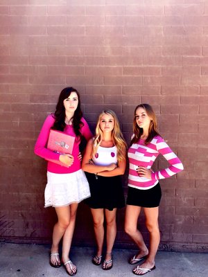 Character day at school 😊 Regina George and the Plastics. 