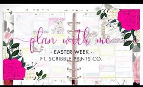 Plan With Me! Easter Week B6 Rings Memory Plan ft. Scribble Prints Co.