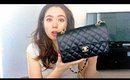 Chanel Classic Flap Bag -  Whats in my handbag - Review | Anne Baxter
