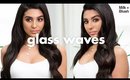 Kim Kardashian Glam Glass Waves Hair Tutorial | Milk + Blush