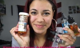 My Favorite e Juices & Giveaway Winner + New Giveaway!