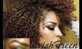 Makeup Tutorial: Lavish Green Smoky eye!