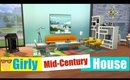 TS4 Mid Century Modern House (Includes Bowling Night Stuff)