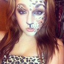 Leopard makeup 