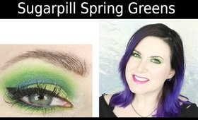 Sugarpill Spring Green Hooded Eyes Cat Eye Tutorial