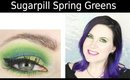Sugarpill Spring Green Hooded Eyes Cat Eye Tutorial