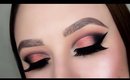 ABH Soft Glam Palette Makeup Tutorial // Pink Half Cut Crease Makeup Look