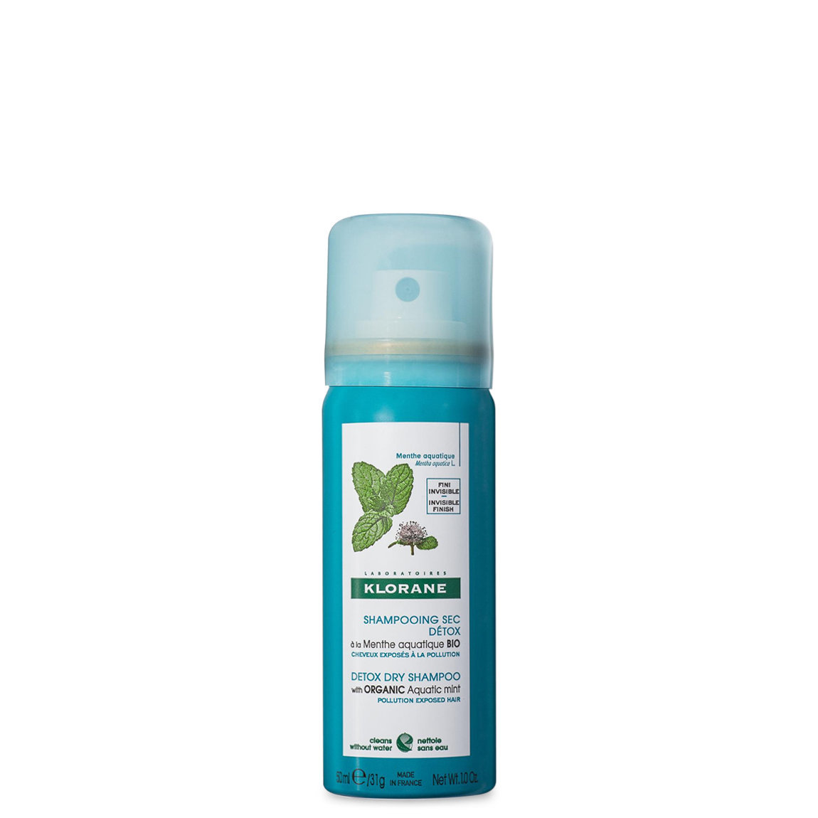 Klorane Detox Dry Shampoo with Aquatic Mint 1.0 oz alternative view 1 - product swatch.