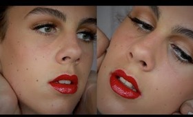 Flirty Eyes & Red Lips Makeup Tutorial