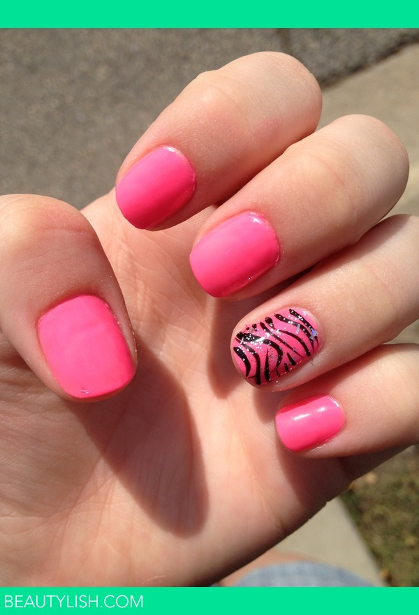 Pink & Sparkly Zebra! | Morgan M.'s (morganmachota) Photo | Beautylish