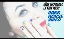 UÑAS SENCILLAS INSPIRADAS EN KATY PERRY DARK HORSE (VIDEO)