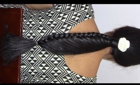How To Do Indian/Pakistani Ladder Braid Hairstyle : For Long To Medium Black Brown Hair