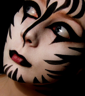 Zebra Makeup