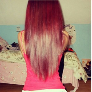 last years hair color when my hair was long and healthy 