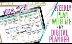 Digital Plan with me May 13 to 19: How I'm Setting Up My Weekly Plan With Me In My Digital Planner