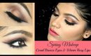 Spring Makeup - Coral Bronze Eyes & Warm Rosy Lips