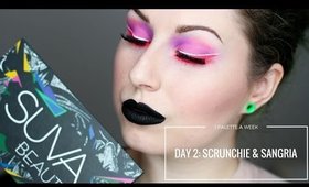SUVA BEAUTY CUPCAKES & MONSTERS - DAY 2: SCRUNCHIE & SANGRIA  | 1 PALETTE FOR A WEEK