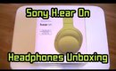 Sony h.ear on Over Ear Headphones Unboxing - Yellow Version